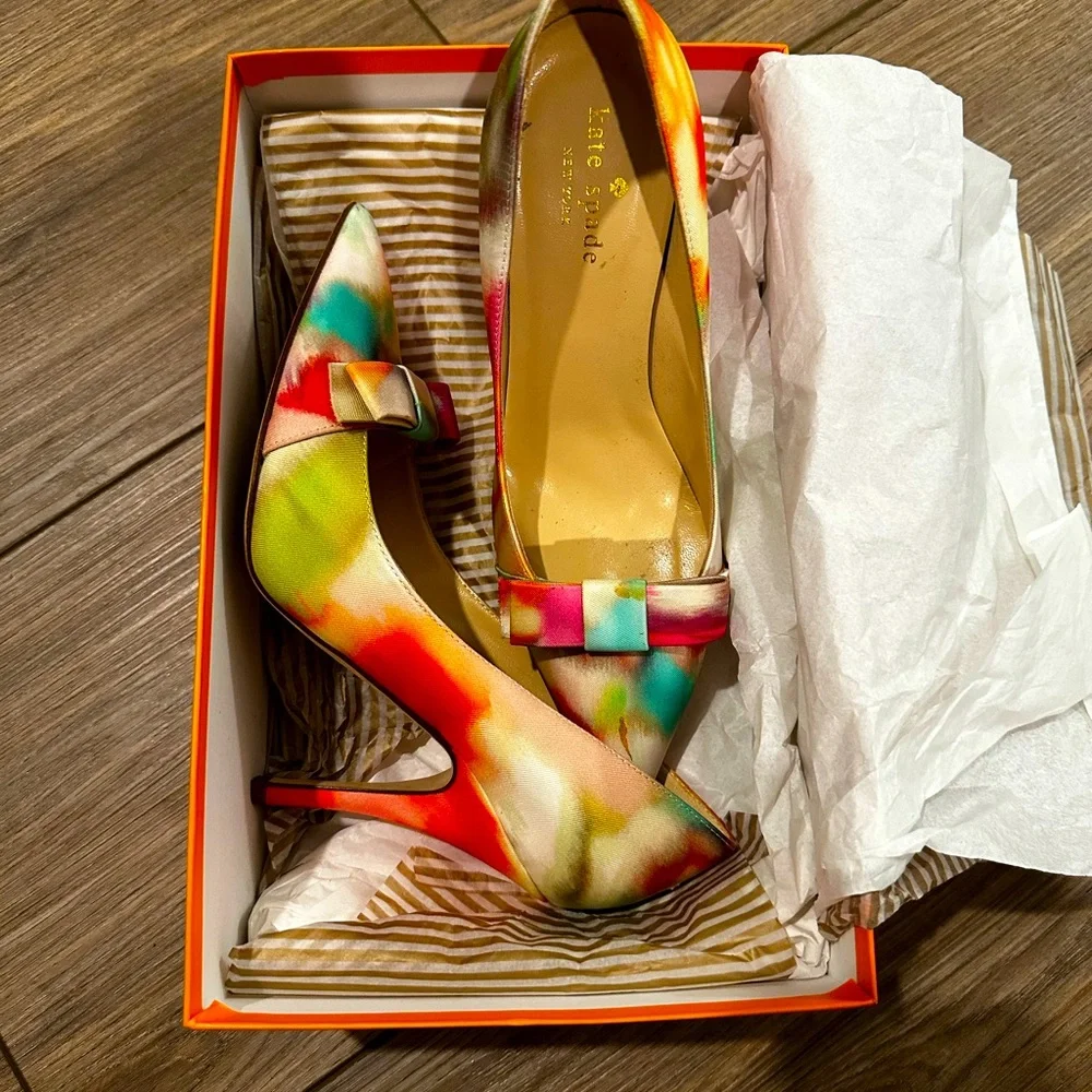 Kate Spade New York Lilia Pump, Floral, Size 7.5 - Picture 1 of 4